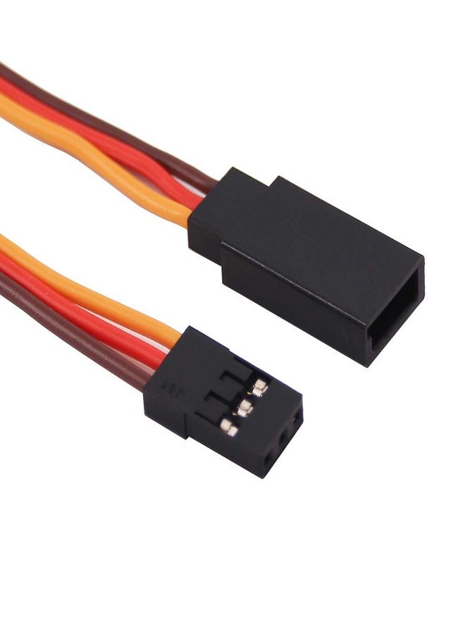 OliRC 10pcs 15cm 3-pin Male to Female Cable Remote Control Servo Extension Lead 22awg 60cores Wire (C62-10) - Image 3